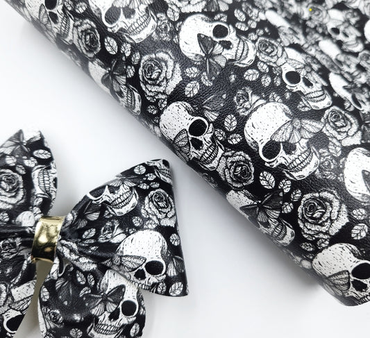 Moth & Skulls Artisan Leatherette