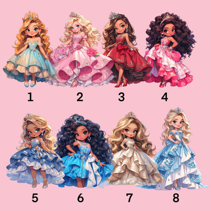 Birthday Princess Bow & Badge Set