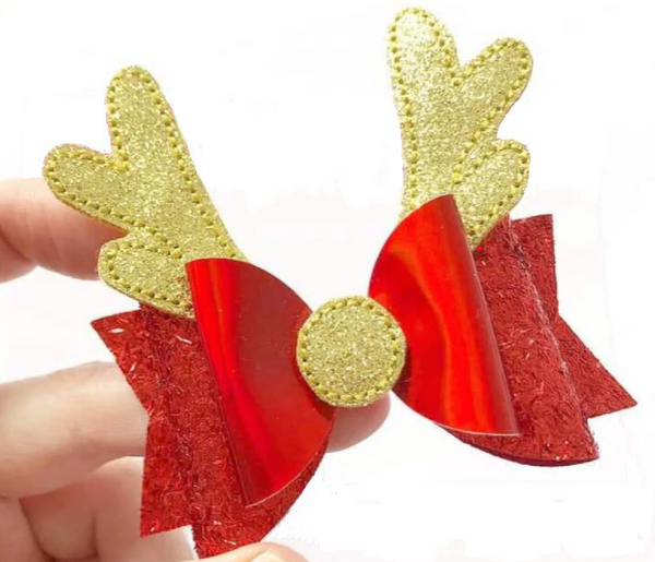 Antlers and Noses felties- digital embroidery file