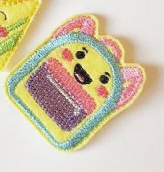Kawaii School Backpack feltie in 3 sizes  | Digital Embroidery File