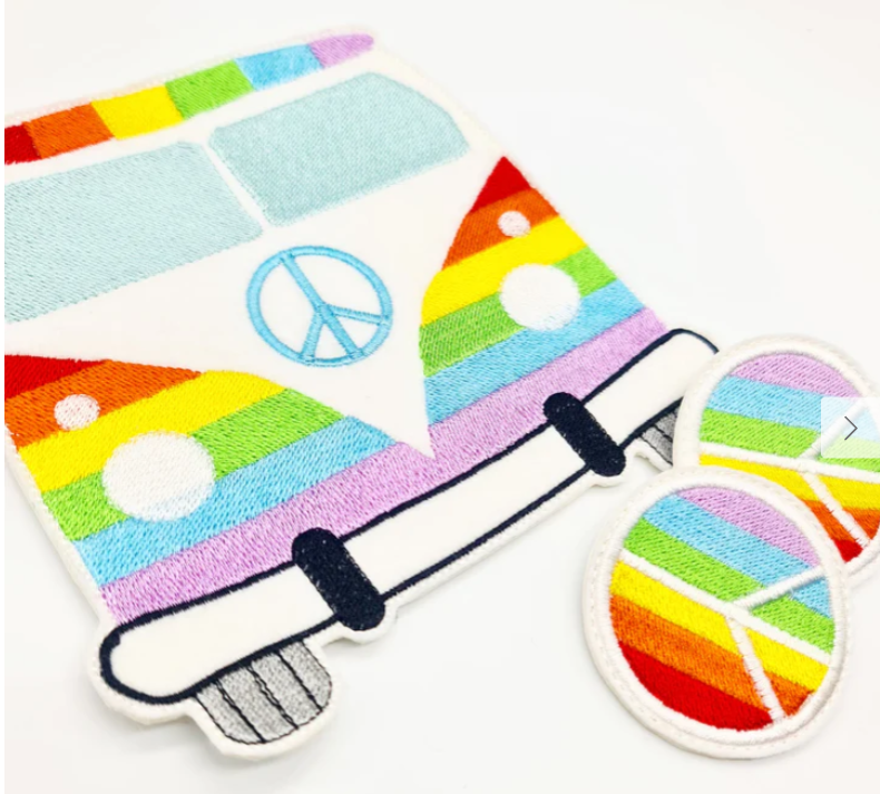 Camper Van Bow Holder  - Digital Embroidery File