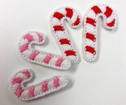 Candy Cane feltie in 3 sizes  - Digital Embroidery File