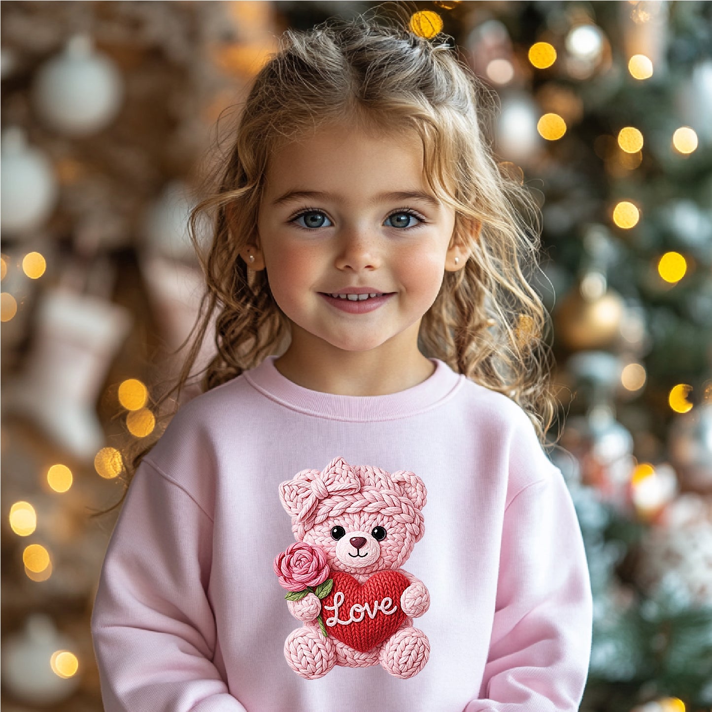 Crochet Love Bear | Iron on HTV Decals