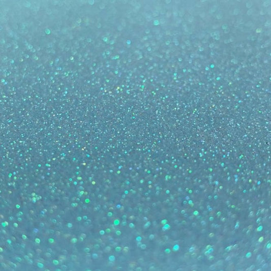 Neon Blue Glitter HTV