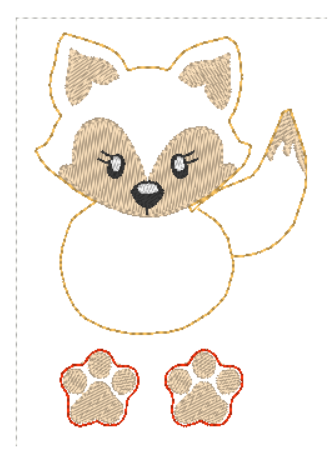 Fox Fur Baby | Digital Embroidery File