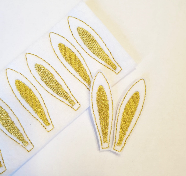 Bunny Features Felties - Strips of 4