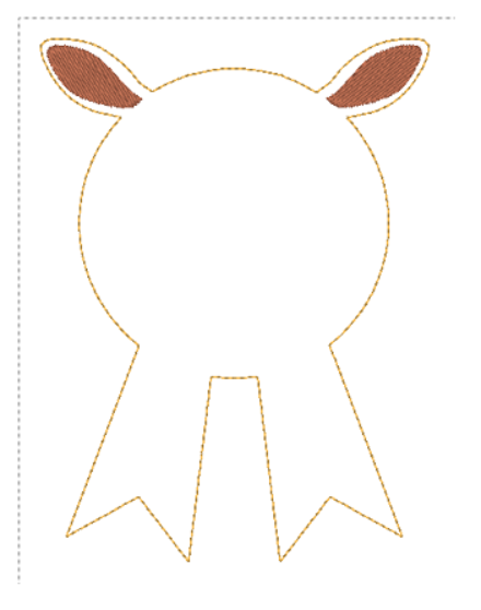 Horse Birthday Badge | Digital Embroidery File