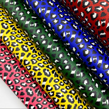 Bold Leopard Print Artisan Leatherette