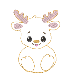 Christmas Reindeer Fur Baby