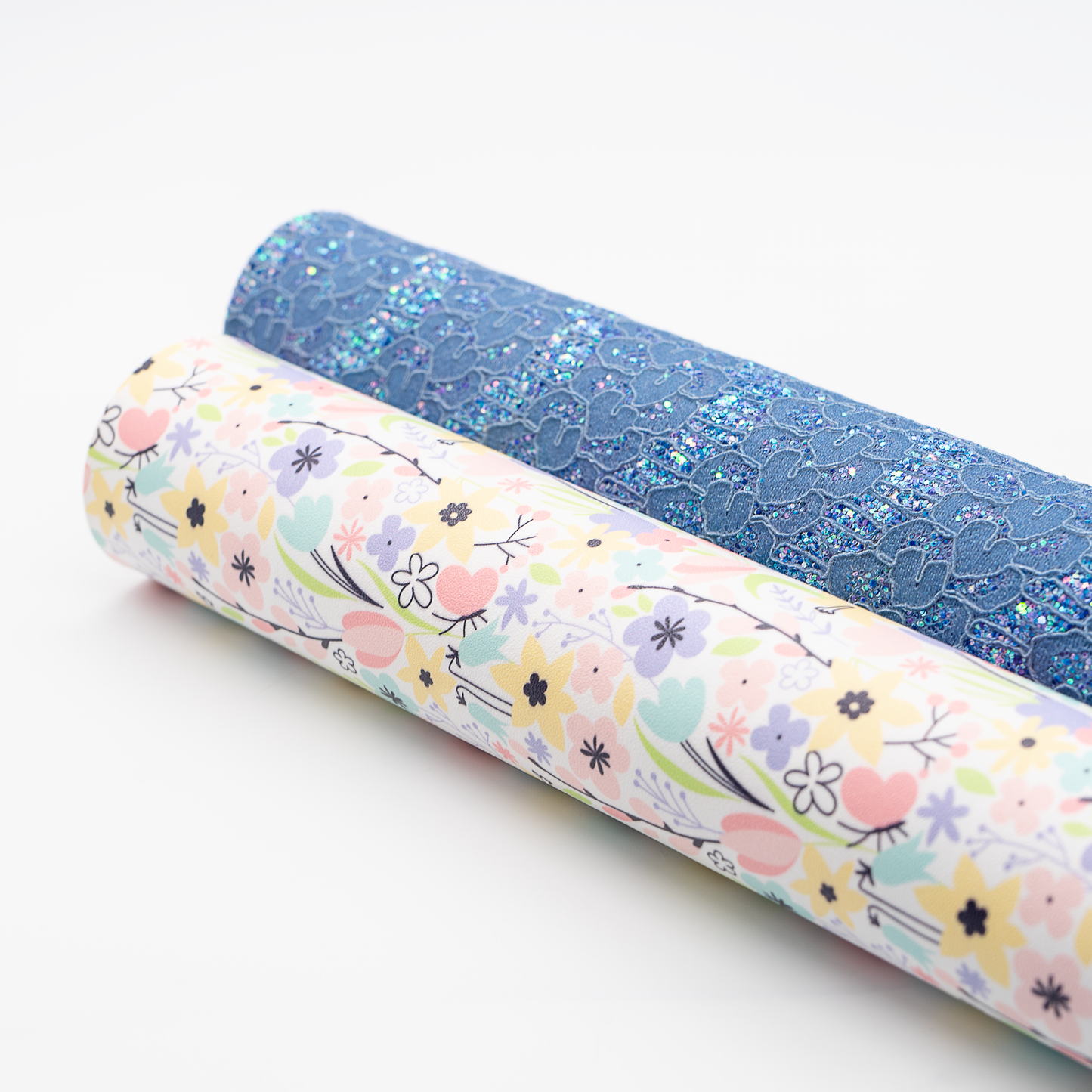 Pastel Blooms Artisan Leatherette