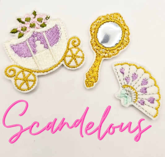 Regency Feltie Selection / strip of 3