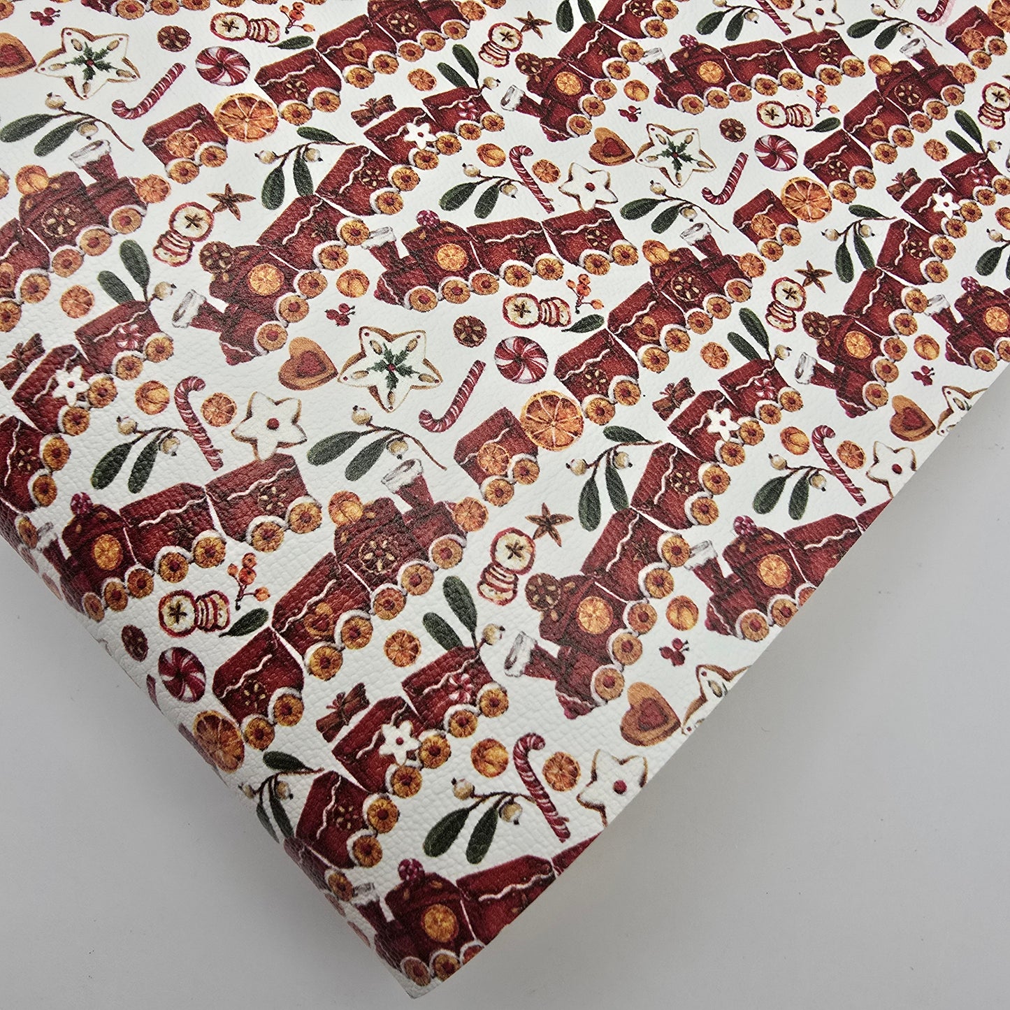 Gingerbread Express Artisan Leatherette