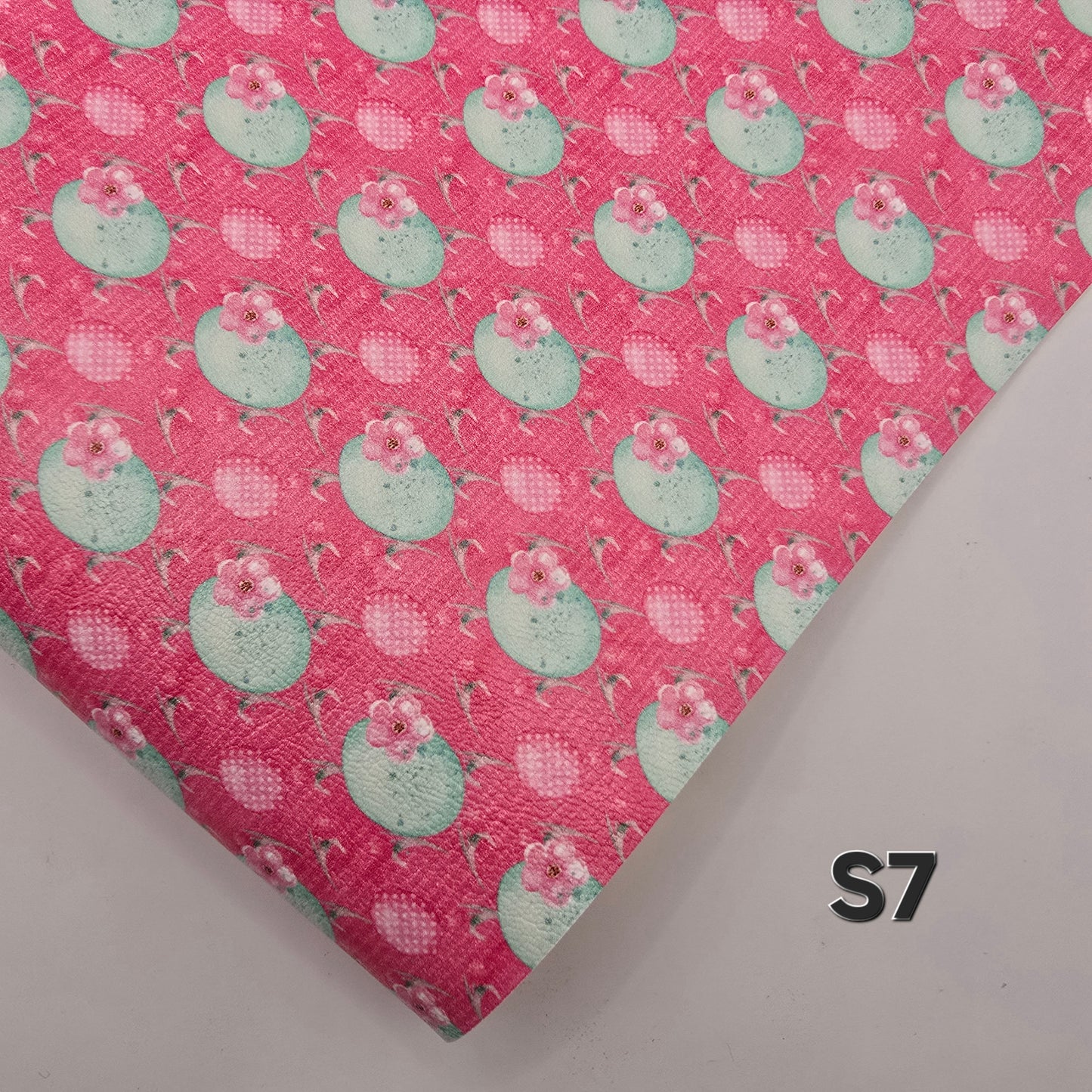 Watercolour Pink & Mint Easter Collection Artisan Leatherette