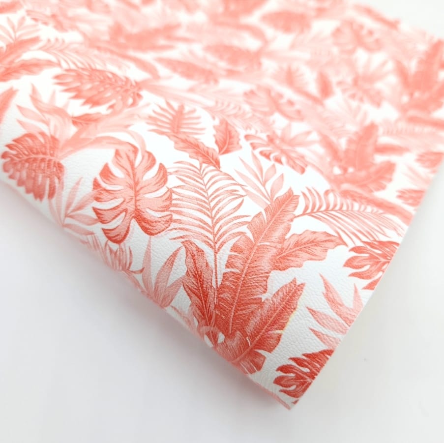Coral Jungle Artisan Leatherette