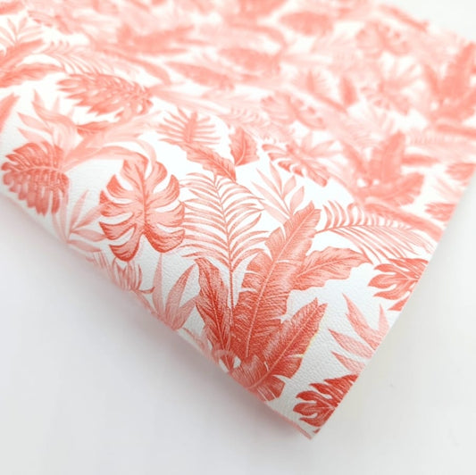 Coral Jungle Artisan Leatherette