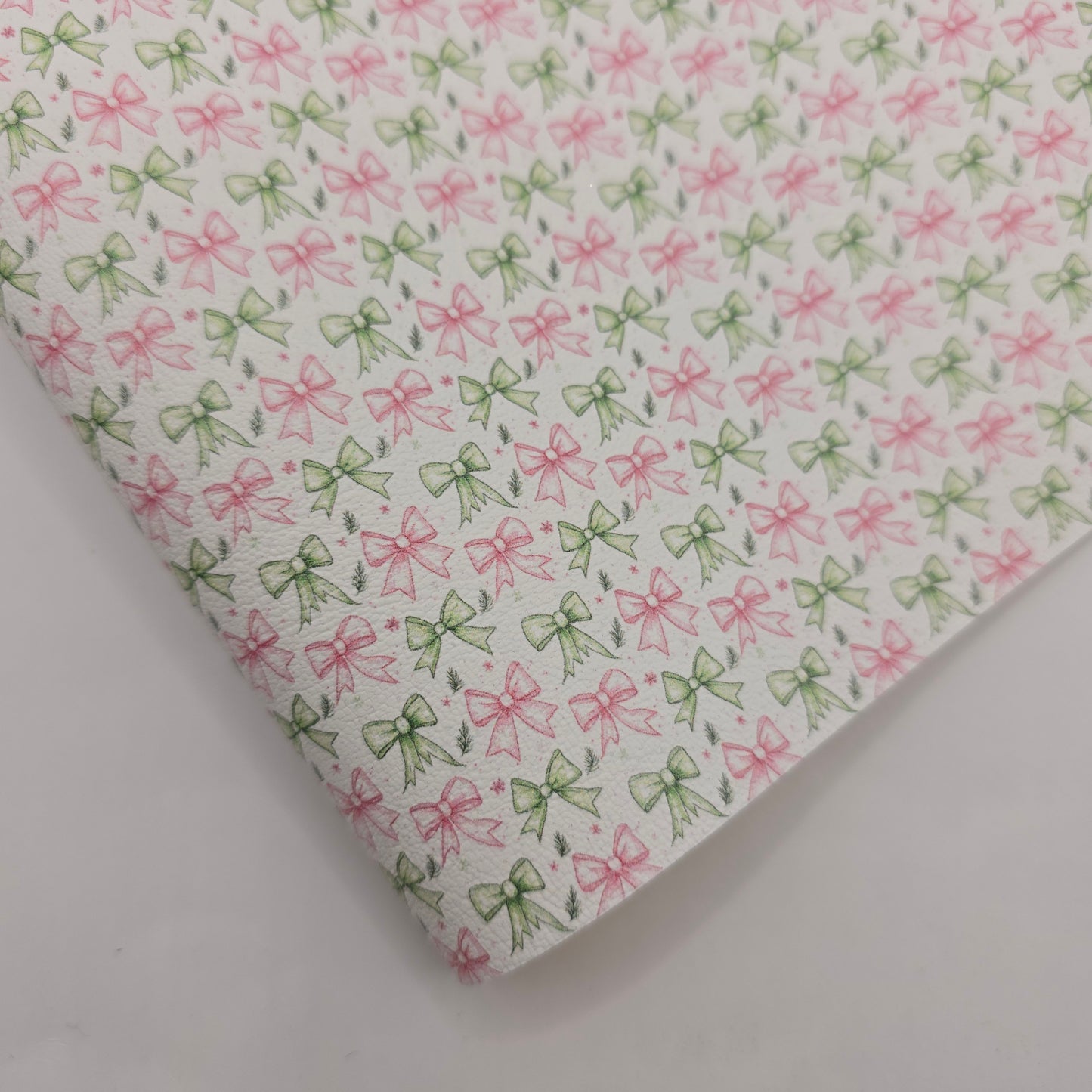 Pink Xmas Toile Collection Artisan Leatherette