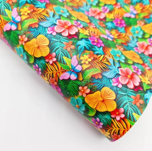 3D Jungle Butterfly Artisan Leatherette