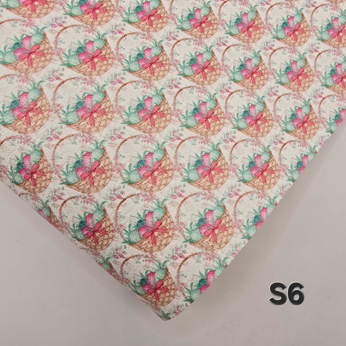 Watercolour Pink & Mint Easter Collection Artisan Leatherette