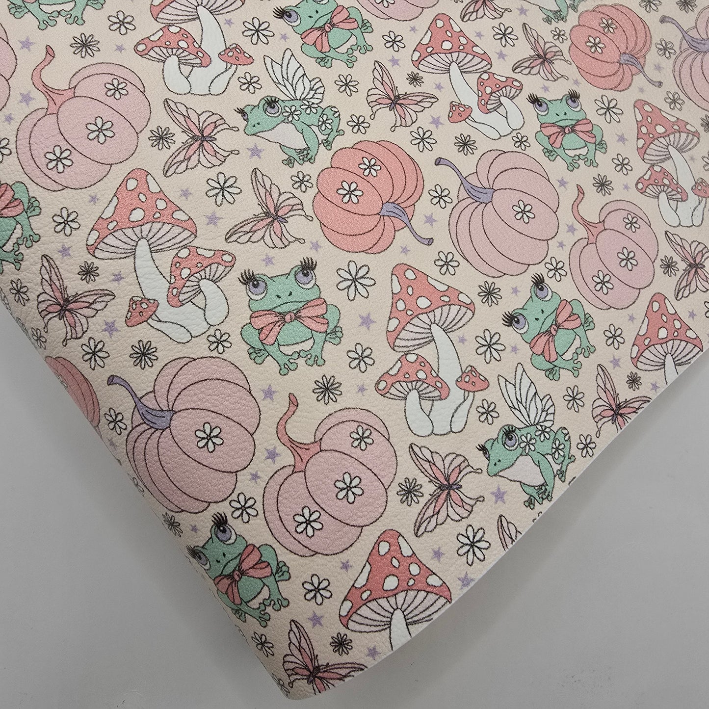 Pumpkin Patch Frog Artisan Leatherette