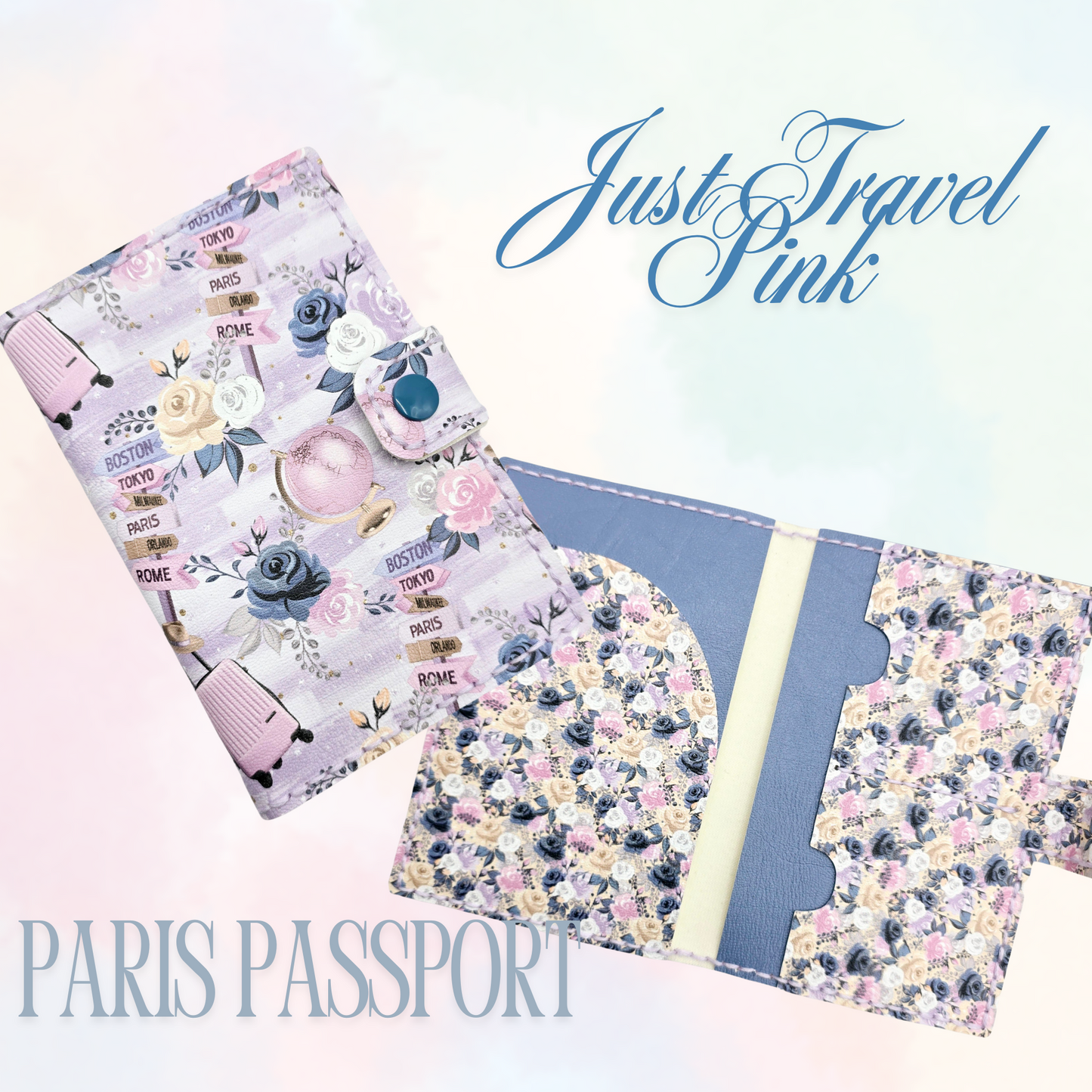 The Paris Passport Cover