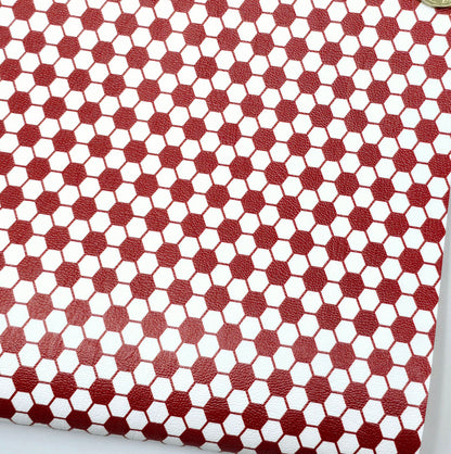 Footy Mad Red Artisan Leatherette