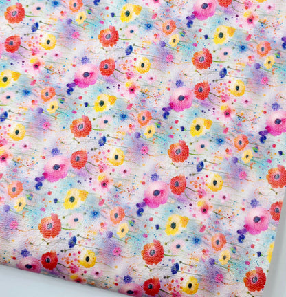 Paint by Flowers Style 4 Artisan Leatherette