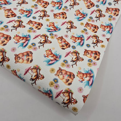 Summer Days Capybara Artisan Leatherette