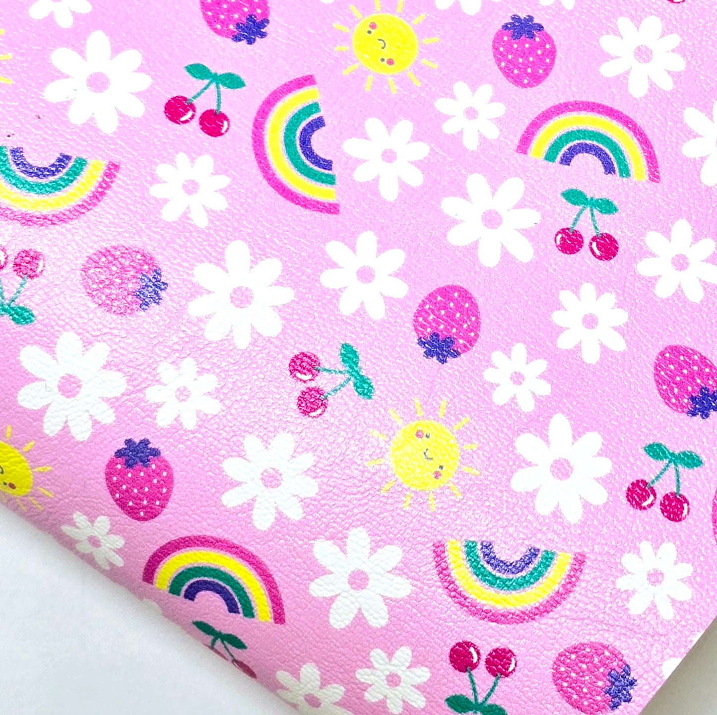 Cherry Rainbow Artisan Leatherette