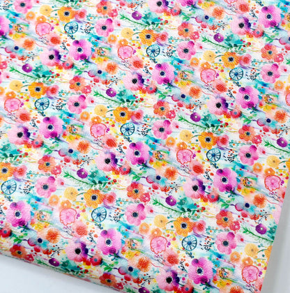 Paint by Flowers Style 3 Artisan Leatherette