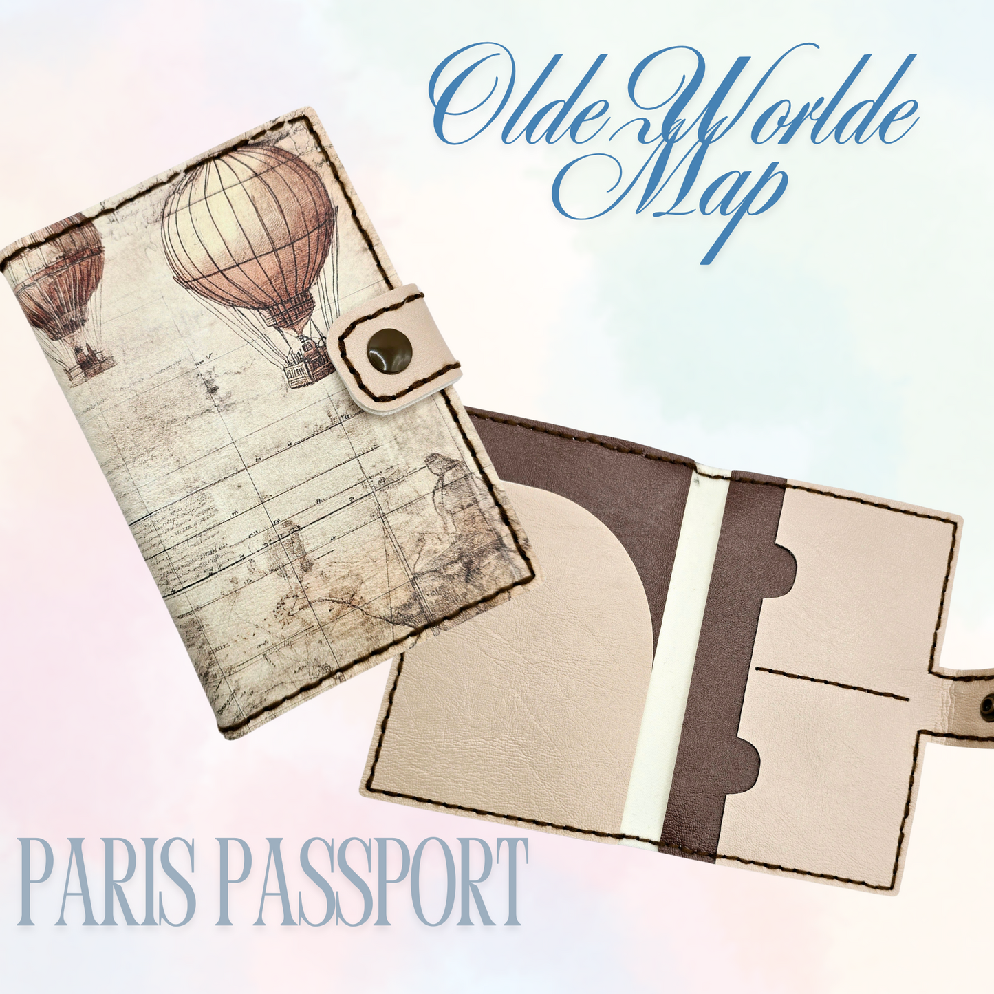 The Paris Passport Cover