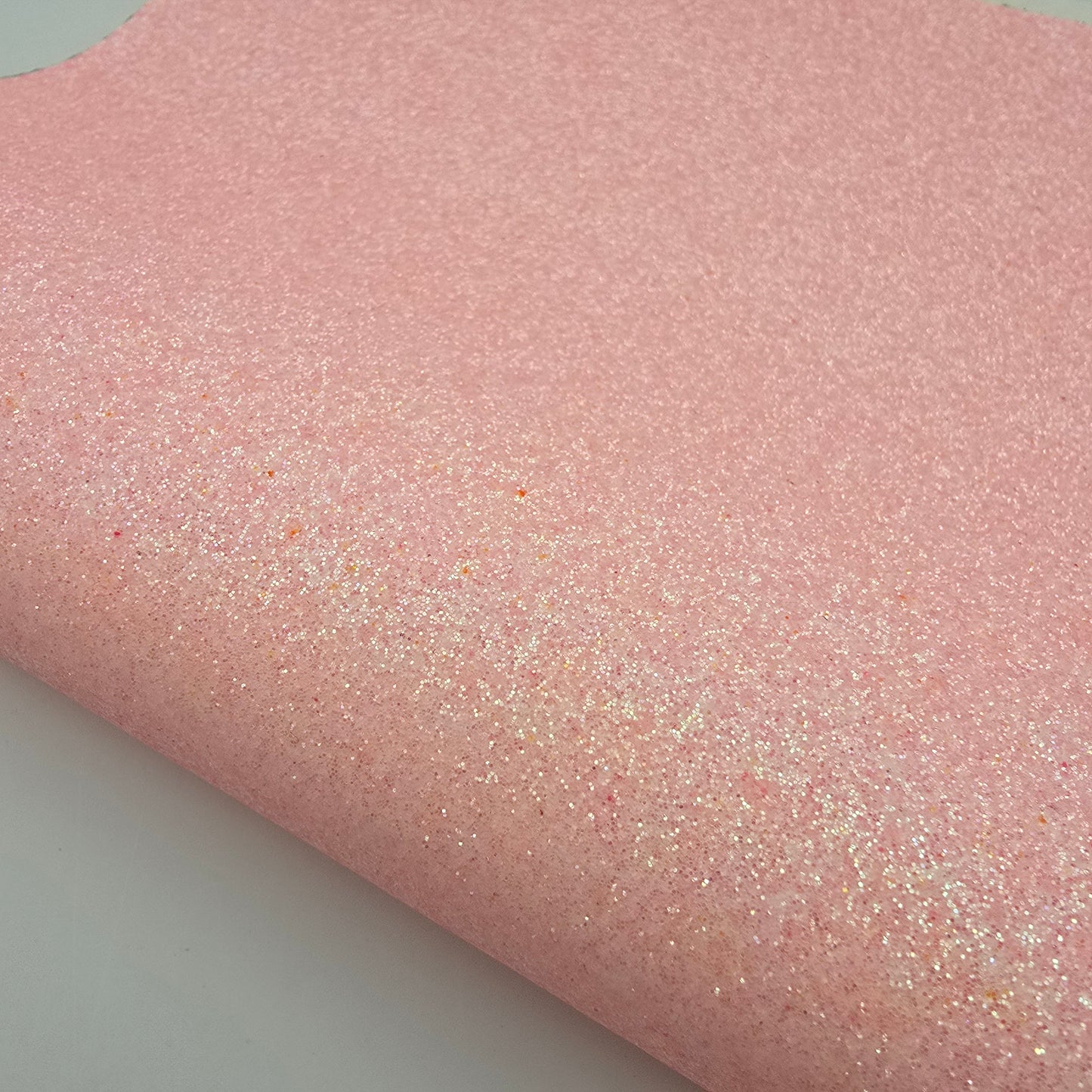 Pale Peachy Pink Glitter HTV