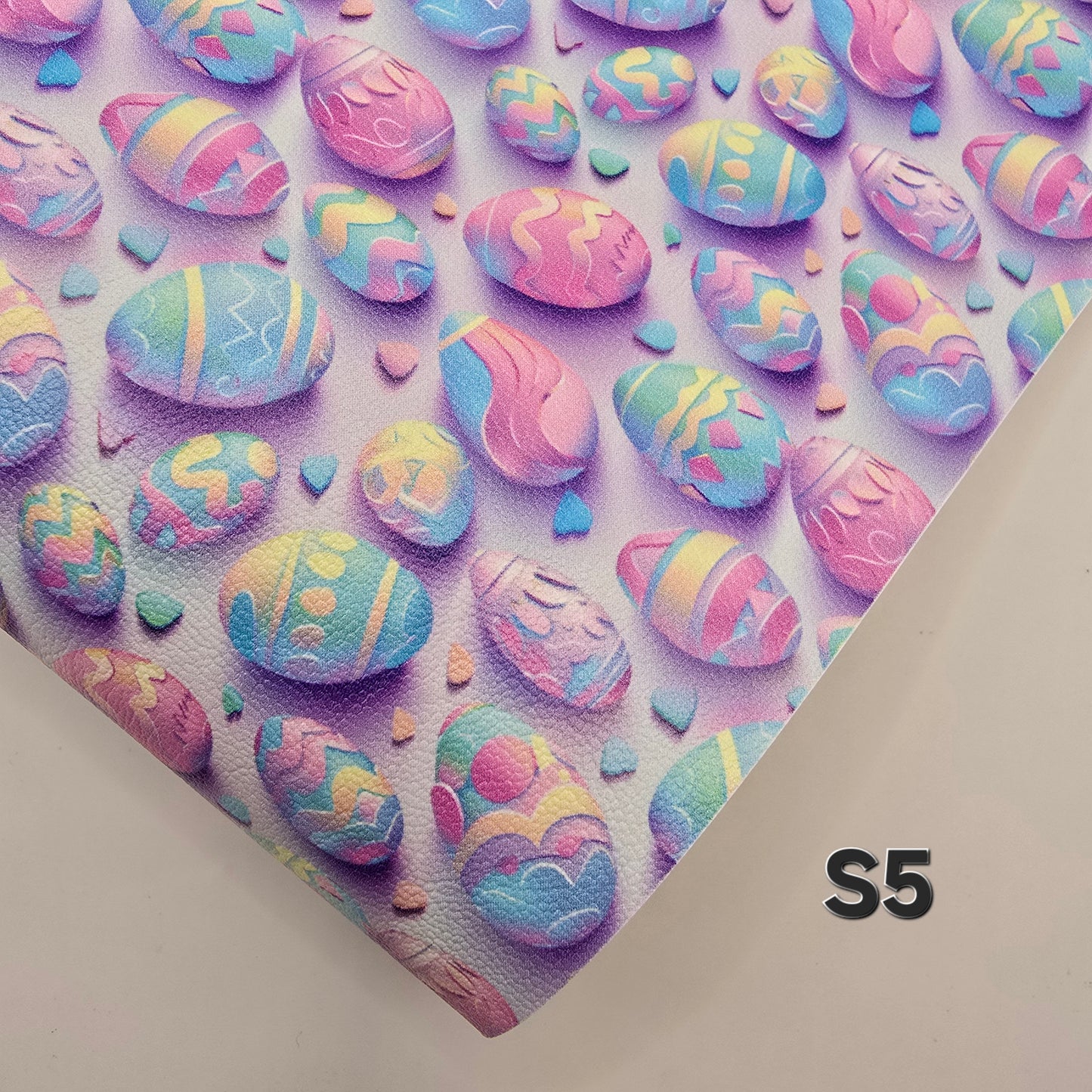 Pastel Easter Eggs Collection Artisan Leatherette