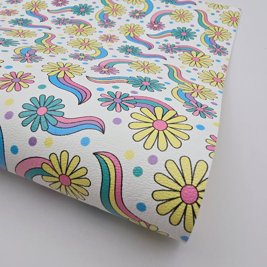 Groovy Rainbows Artisan Leatherette