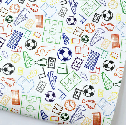 Football Stickers Artisan Leatherette