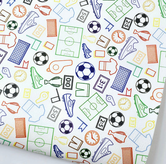 Football Stickers Artisan Leatherette