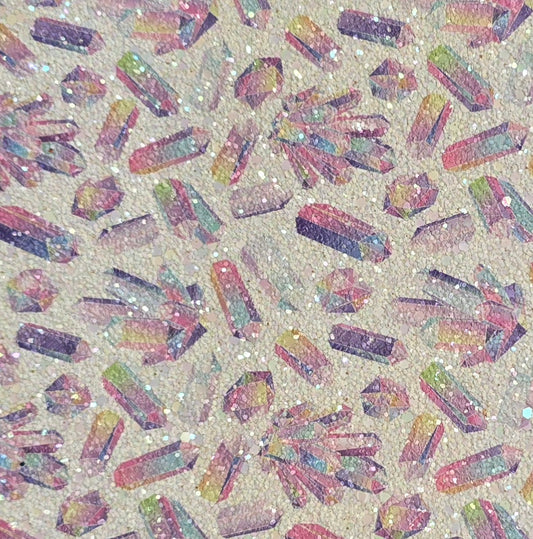 Crystals Printed Chunky Glitter