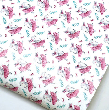 Bunny Ballerina Artisan Leatherette