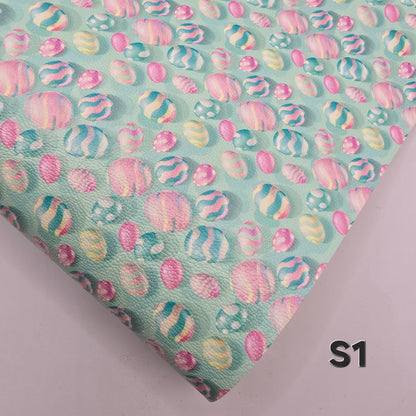 Pastel Easter Eggs Collection Artisan Leatherette