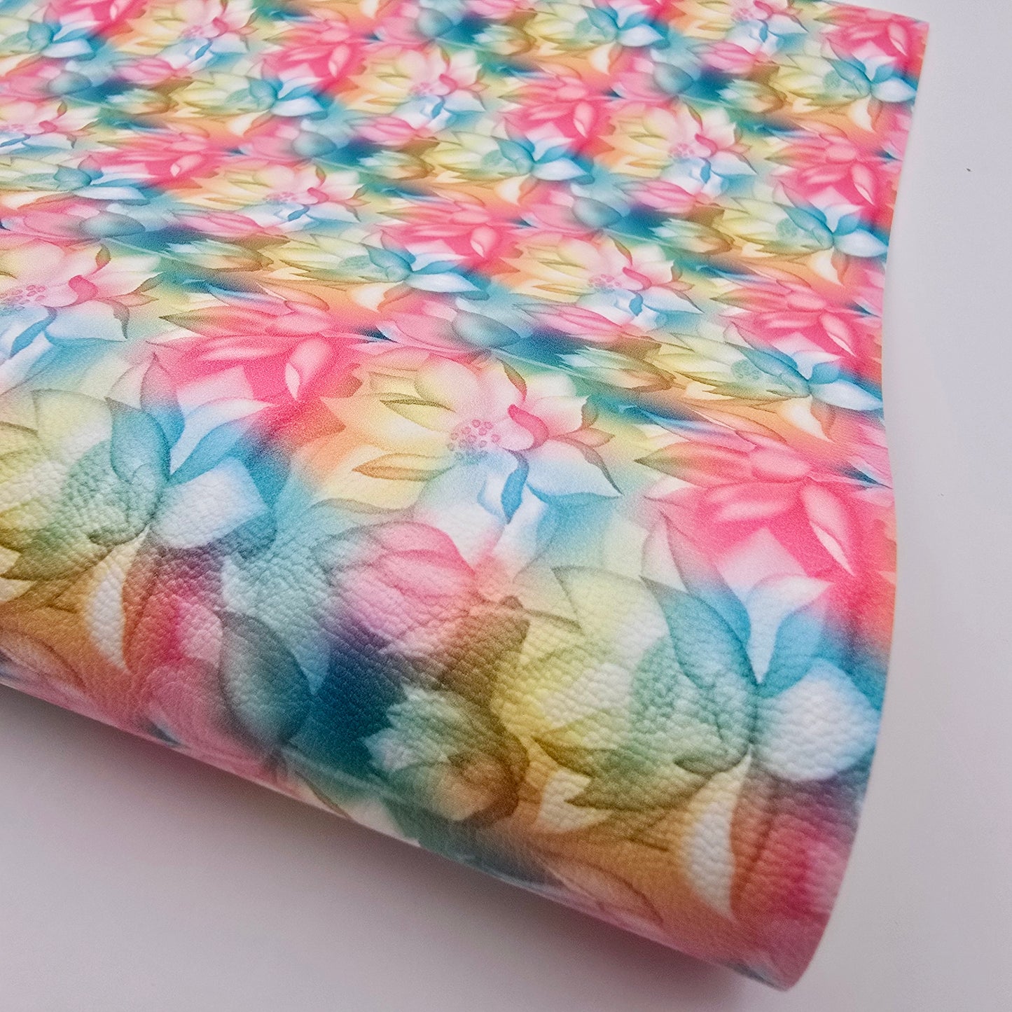 Pastel Lotus Flower Artisan Leatherette