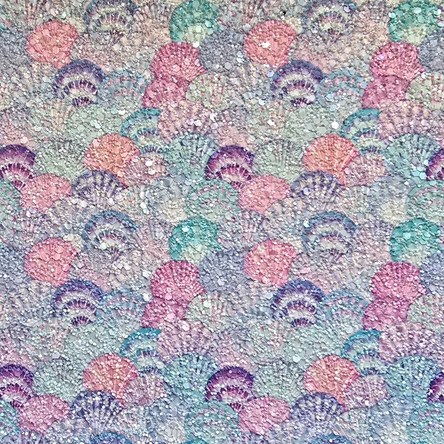 She Sells Sea Shells Printed Chunky Glitter