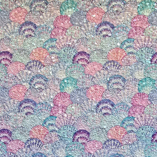 She Sells Sea Shells Printed Chunky Glitter