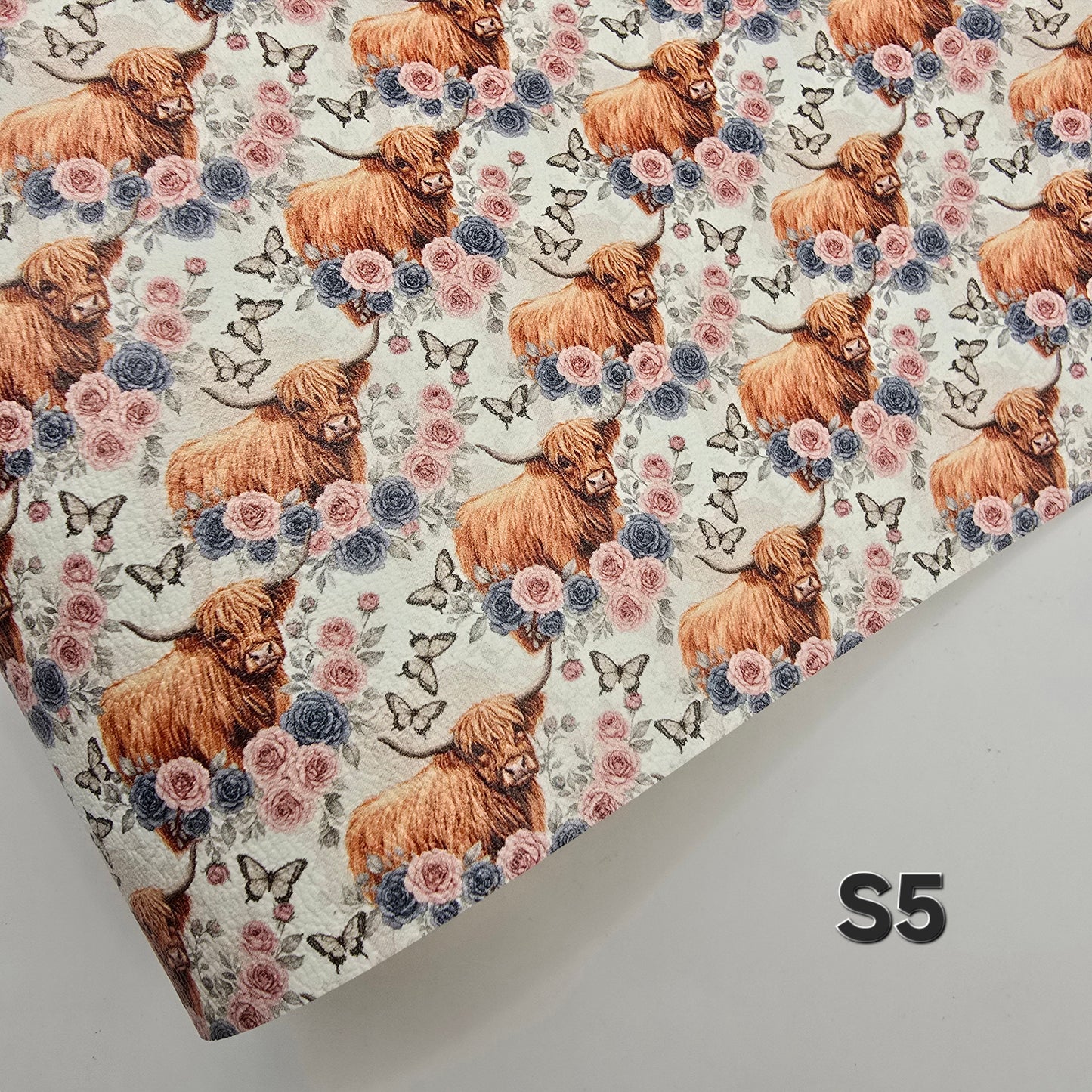 Highland Cow Collection Artisan Leatherette