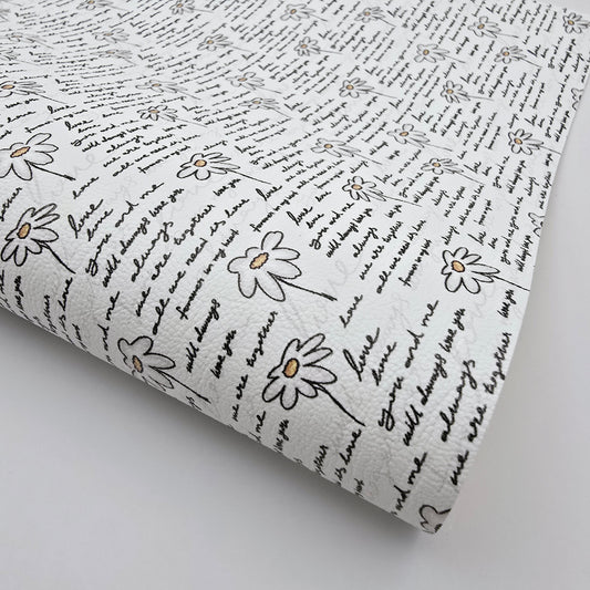 Daisy Love Letters Artisan Leatherette