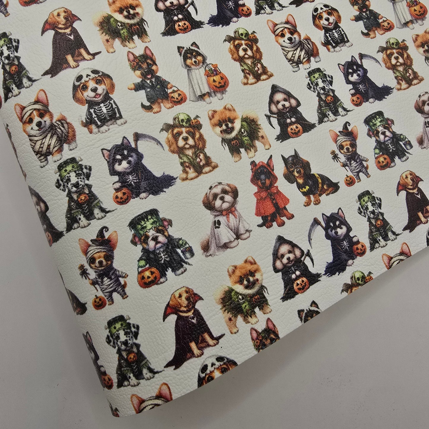 Halloween Dress-up Puppies Artisan Leatherette