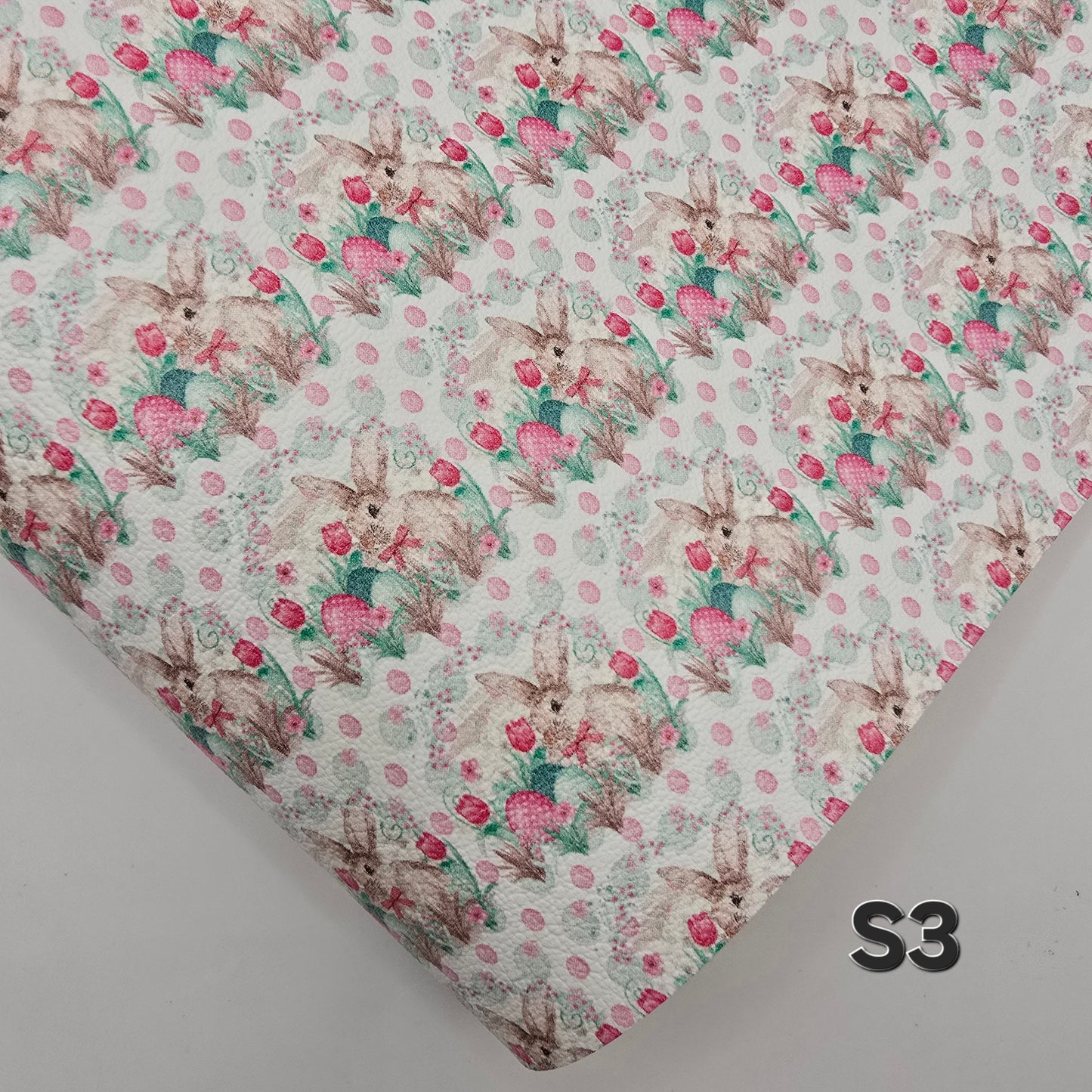 Watercolour Pink & Mint Easter Collection Artisan Leatherette