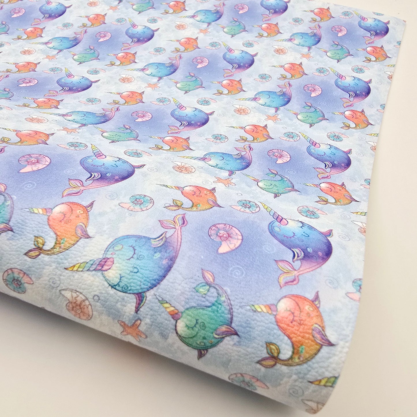 Dreamy Narwhals Artisan Leatherette