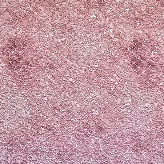 Luxury Pink Mermaid Printed Chunky Glitter