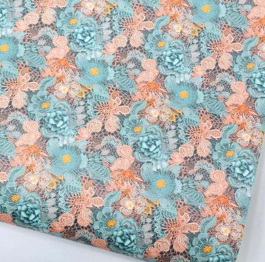 Blush Lace Artisan Leatherette