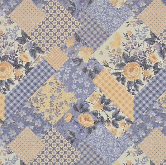 Patchwork Floral Artisan Leatherette