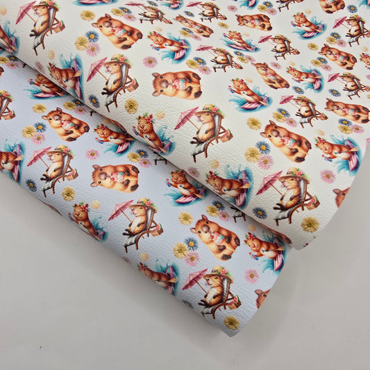 Summer Days Capybara Artisan Leatherette